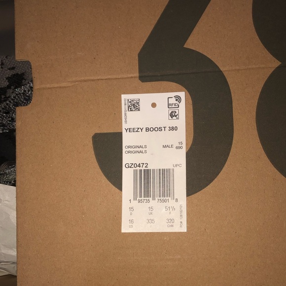 Adidas Yeezy Boots 380 Men’s Size 16 - Picture 7 of 9